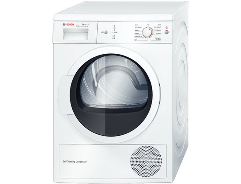 Bosch WTW86167SN Отдельностоящий Фронтальная загрузка 7кг A++ Белый сушилка для белья