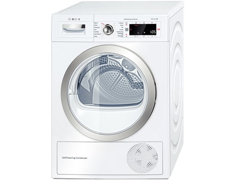 Bosch WTW87589SN freestanding Front-load 9kg A++ White tumble dryer