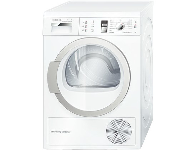 Bosch WTW86397SN Отдельностоящий Фронтальная загрузка 7кг A++ Белый сушилка для белья