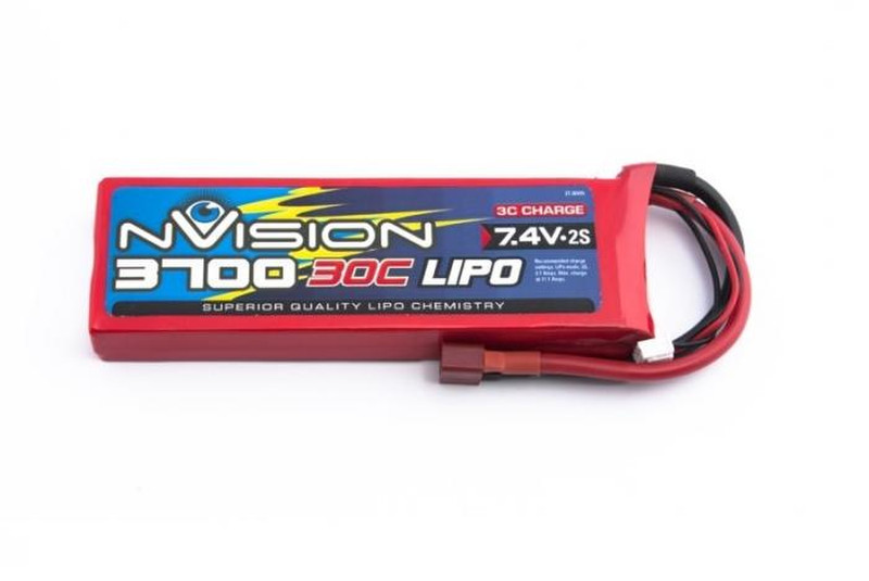 nVision NVO1806 Lithium Polymer 3700mAh 7.4V rechargeable battery