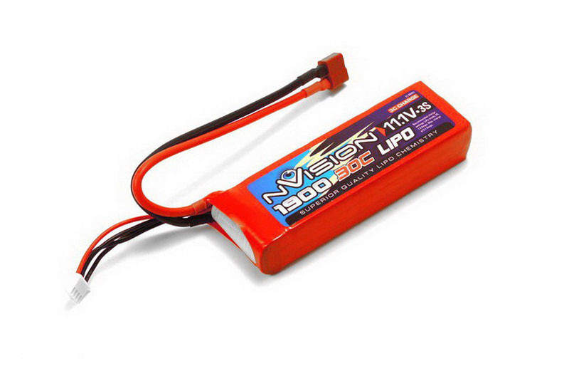 nVision NVO1809 Lithium Polymer 1900mAh 11.1V rechargeable battery