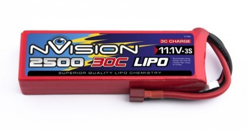 nVision NVO1811 Lithium Polymer 2500mAh 11.1V rechargeable battery