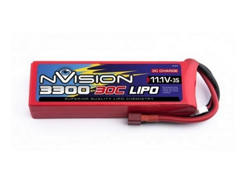 nVision NVO1812 Lithium Polymer 3300mAh 11.1V rechargeable battery