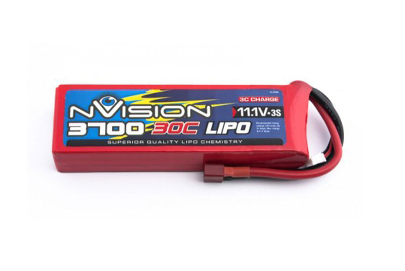 nVision NVO1813 Lithium Polymer 3700mAh 11.1V rechargeable battery
