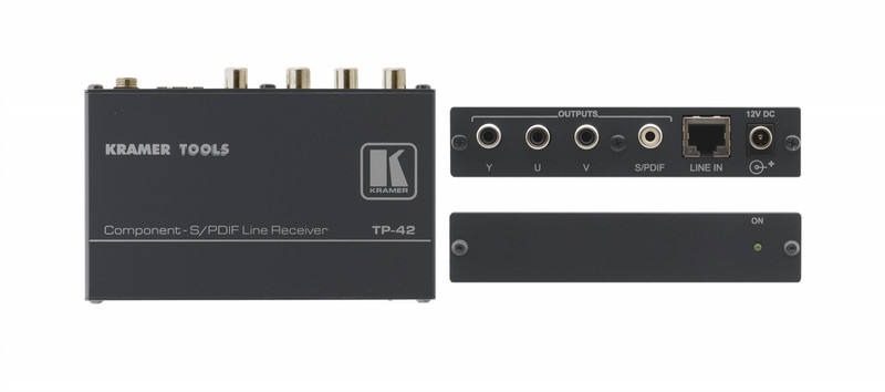 Kramer Electronics TP-42 AV-Receiver Schwarz Audio-/Video-Leistungsverstärker