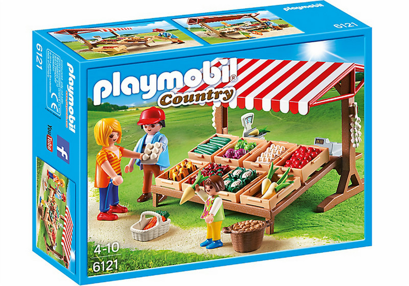 Playmobil Country Farmer's Market 3Stück(e) Baufigur