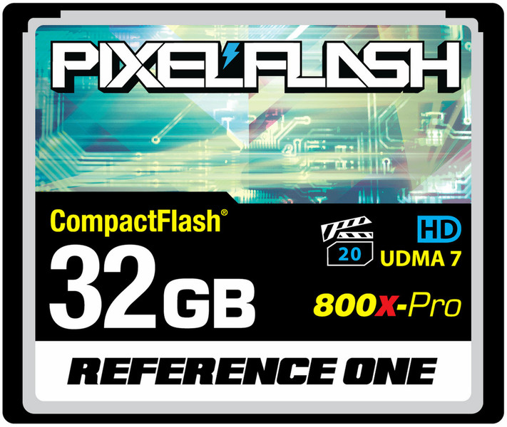 PixelFlash 32GB 800x CF 32ГБ CompactFlash карта памяти
