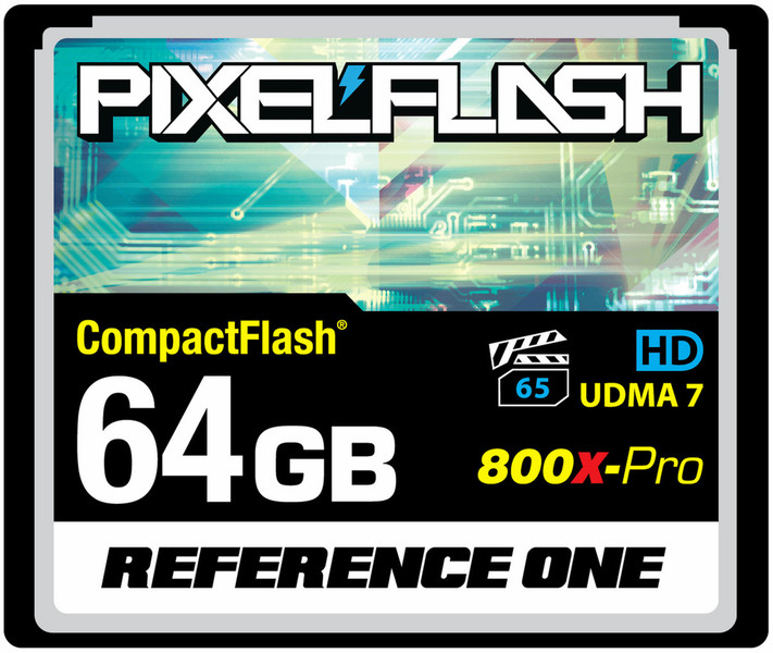 PixelFlash 64GB 800x CF 64GB Kompaktflash Speicherkarte