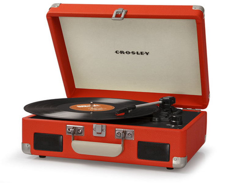Crosley Cruiser II Belt-drive audio turntable Оранжевый