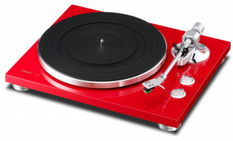 TEAC TN-300 Belt-drive audio turntable Red