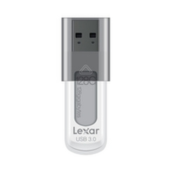Lexar JumpDrive S55 128GB 128ГБ USB 3.0 (3.1 Gen 1) Type-A Черный, Белый USB флеш накопитель