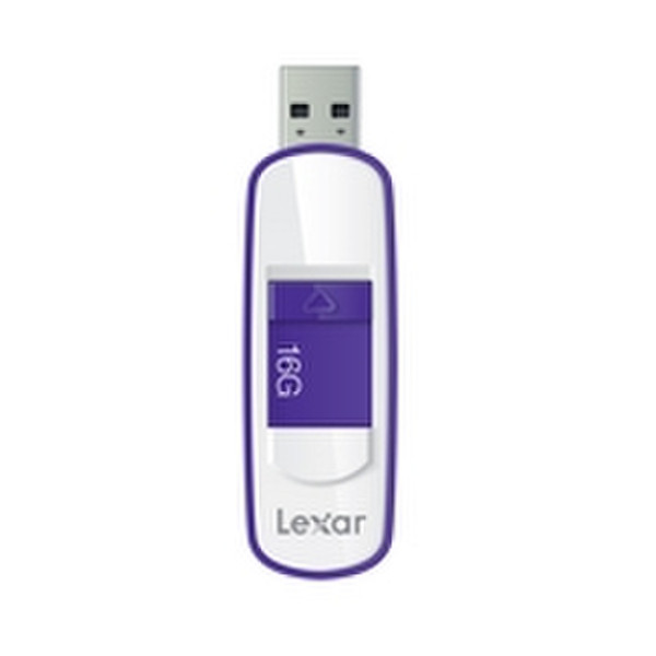 Lexar JumpDrive S75 16GB 16ГБ USB 3.0 (3.1 Gen 1) Тип -A Пурпурный, Белый USB флеш накопитель