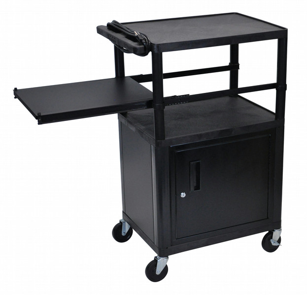 Luxor LP42CPE-B Multimedia cart Black multimedia cart/stand