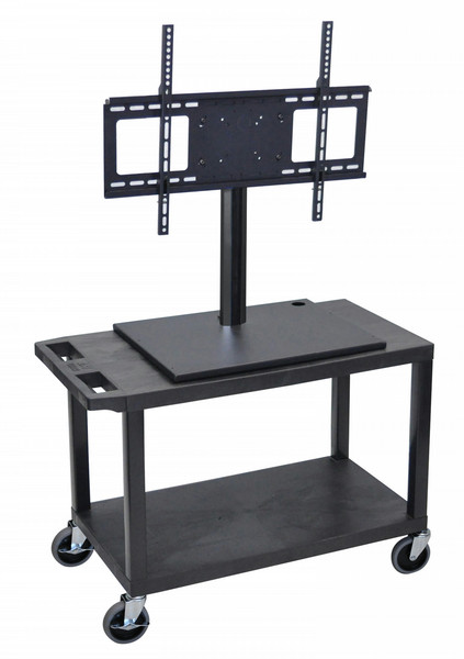 Luxor ET25E-B Flat panel Multimedia cart Black multimedia cart/stand