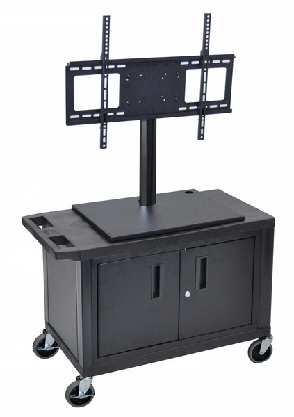 Luxor ET25CE-B Flat panel Multimedia cart Черный multimedia cart/stand