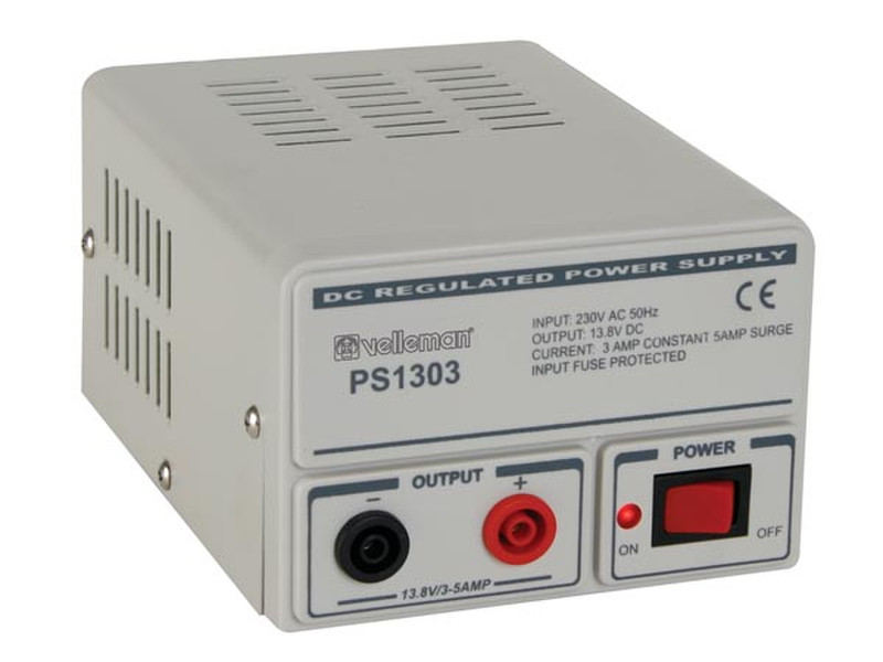 Velleman PS1303 Netzteil und Spannungswandler