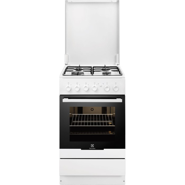 Electrolux EKG51152OW Отдельностоящий Gas hob A Белый