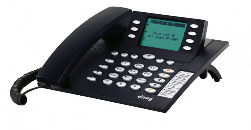 Bintec-elmeg IP-S400 Проводная телефонная трубка Черный, Синий