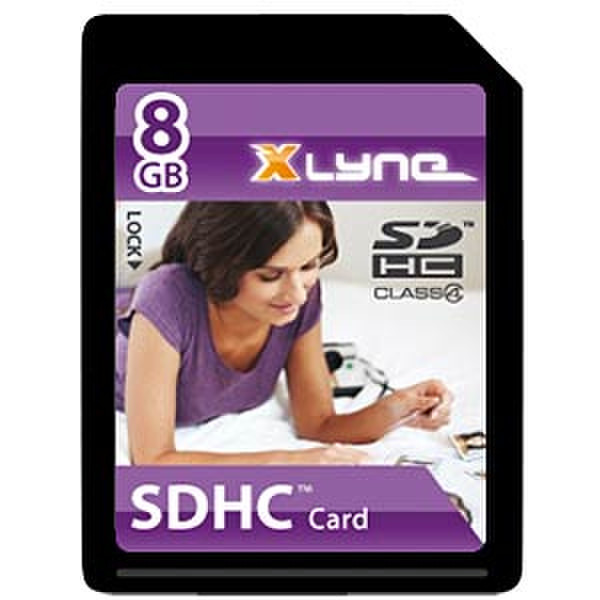 xlyne SDHC 8GB 8GB SDHC Class 4 memory card