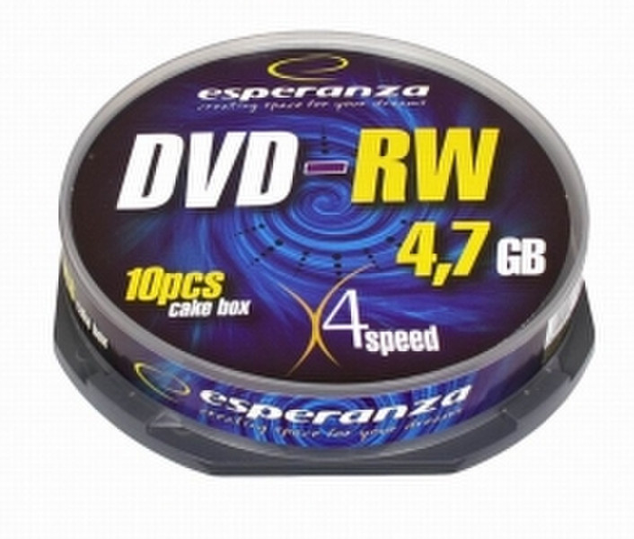 Esperanza 1011 4.7ГБ DVD-RW 10шт чистый DVD