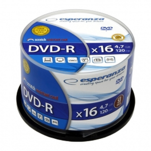 Esperanza 1109 4.7ГБ DVD-R 50шт чистый DVD