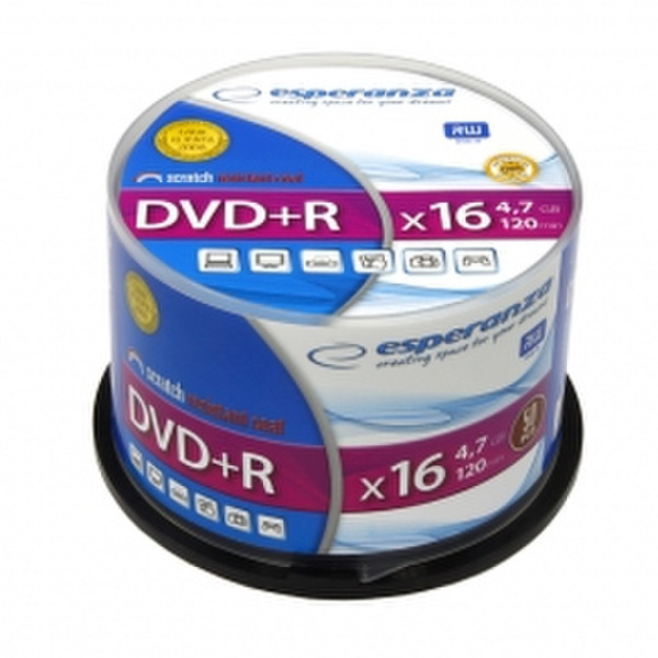 Esperanza 1115 4.7GB DVD+R 50pc(s) blank DVD