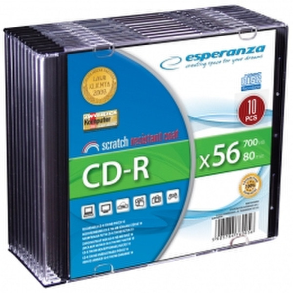 Esperanza 2008 CD-R 700MB 10pc(s) blank CD