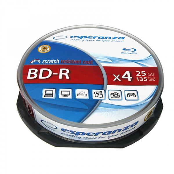 Esperanza BDR0015 чистые Blu-ray диски