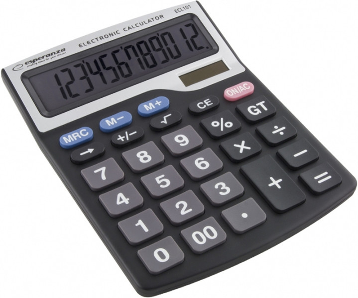 Esperanza ECL101 Desktop Basic calculator Black calculator