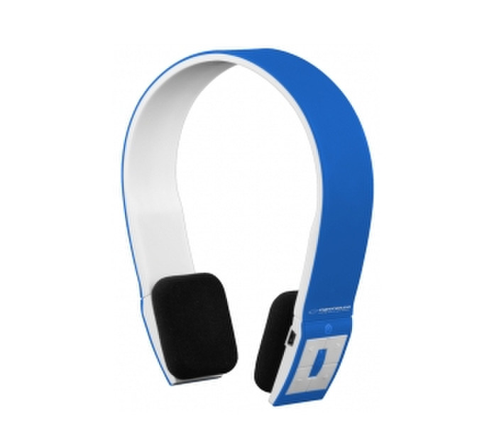 Esperanza EH135BW Ohraufliegend Kopfband Blau, Weiß Kopfhörer