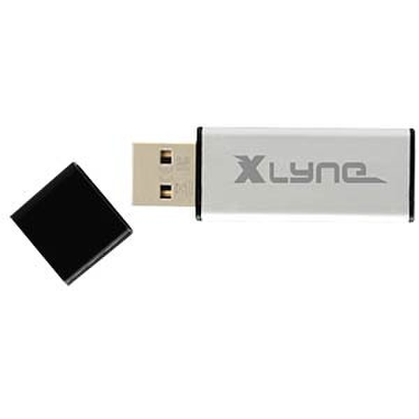 xlyne Alu 16GB 16ГБ USB 2.0 Алюминиевый, Нержавеющая сталь USB флеш накопитель
