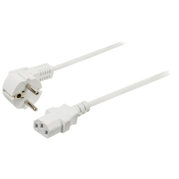 Valueline VLEP10000W50 10m C13 coupler White power cable