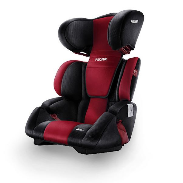 Recaro Milano 2-3 (15 - 36 kg; 3,5 - 12 Jahre) Schwarz, Rot Autositz für Babys