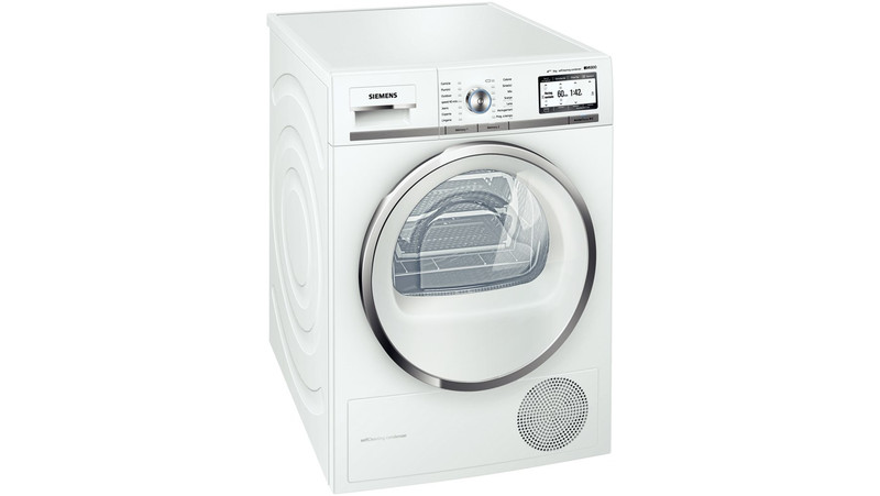 Siemens WT48Y718II freestanding Front-load 8kg A+++-10% White tumble dryer