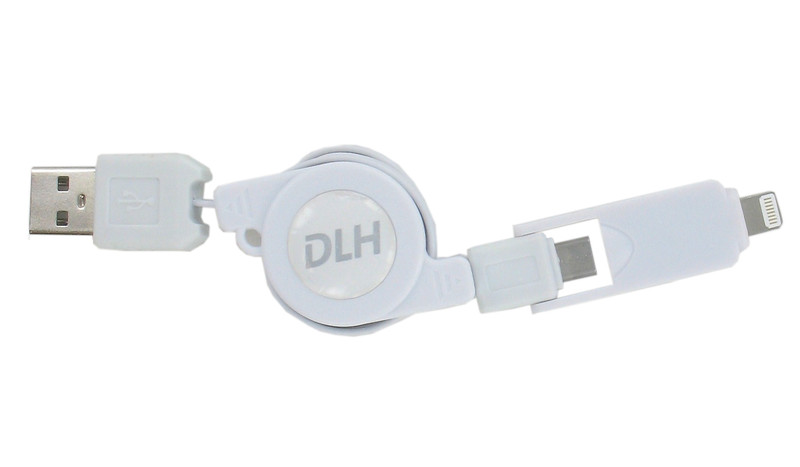 DLH DY-TU1908W 0.8м USB A Lightning кабель USB
