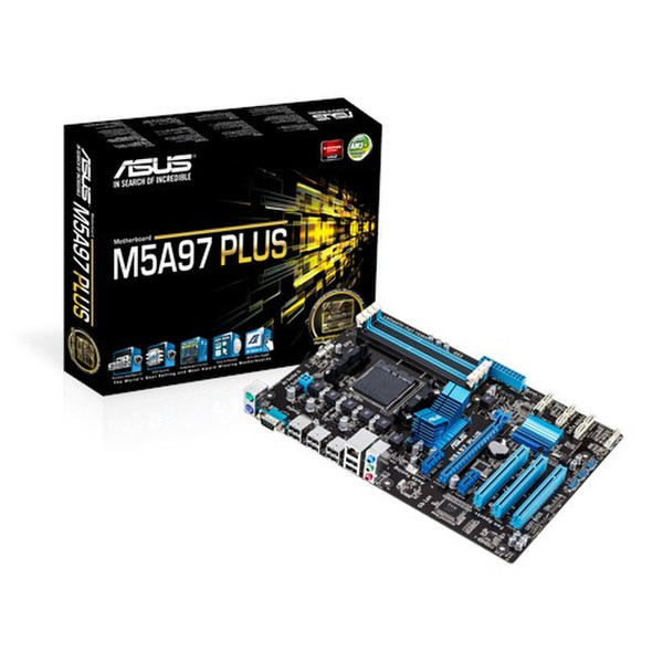 ASUS M5A97 PLUS AMD 970 Socket AM3+ ATX motherboard