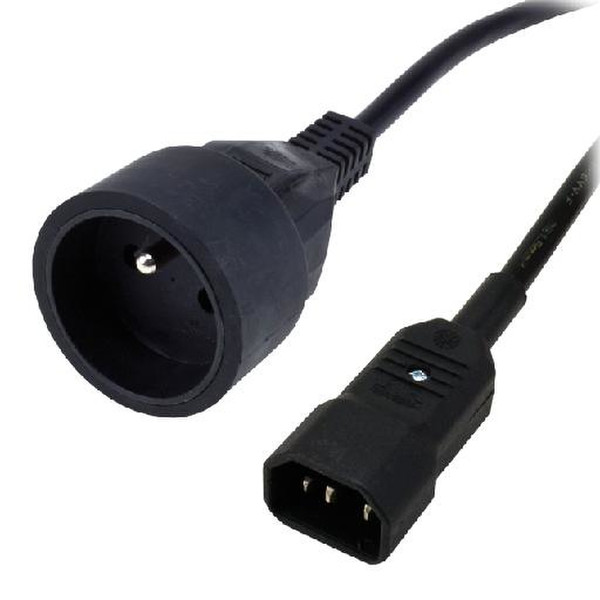 MCL MC900-2M 2м Разъем C14 Черный кабель питания