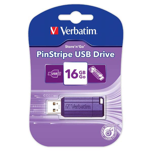 Verbatim Store 'n' Go 16ГБ USB 2.0 Type-A Фиолетовый USB флеш накопитель
