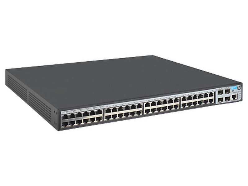 Hewlett Packard Enterprise 1920-48G-PoE+ Gigabit Ethernet (10/100/1000) Power over Ethernet (PoE) Серый