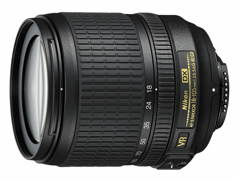 Nikon AF-S DX NIKKOR 18–105 mm 1:3.5–5.6G ED VR SLR Standard zoom lens Черный