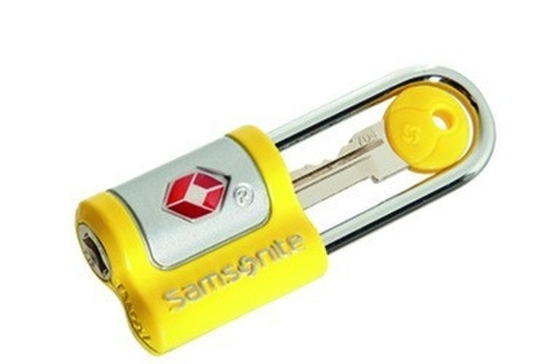 Samsonite U2306108 Luggage padlock Kunststoff, Stahl Gelb Kofferschloss