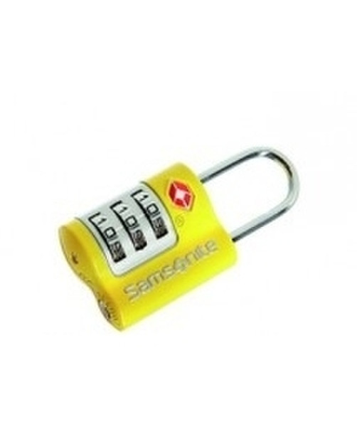 Samsonite U2306109 Luggage combination lock Пластик, Стальной Желтый