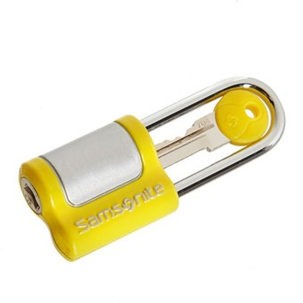 Samsonite U2306110 Luggage padlock Kunststoff, Stahl Gelb Kofferschloss