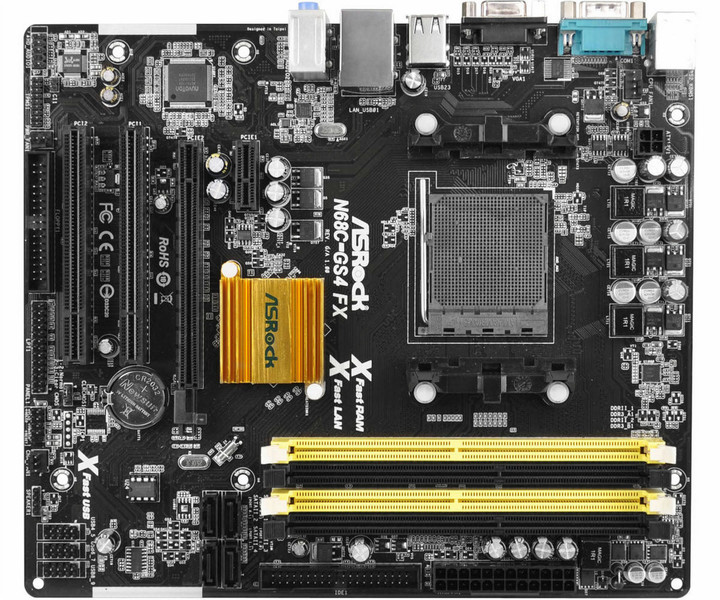 Asrock N68C-GS4 FX NVIDIA nForce 630a Socket AM3+