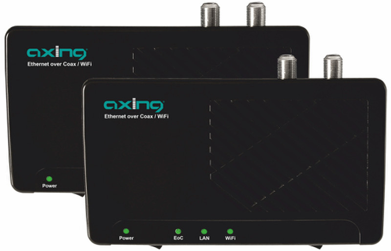 Axing EoC 2-00 Network transmitter & receiver Black