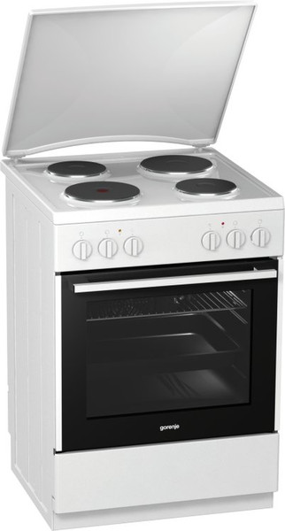 Gorenje E613E01WKE Отдельностоящий Sealed plate hob A Белый