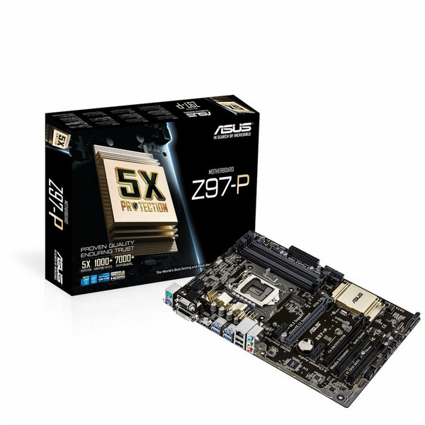 ASUS Z97-P Intel Z97 Socket H3 (LGA 1150) ATX материнская плата