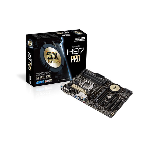 ASUS H97-PRO Intel H97 Socket H3 (LGA 1150) ATX материнская плата