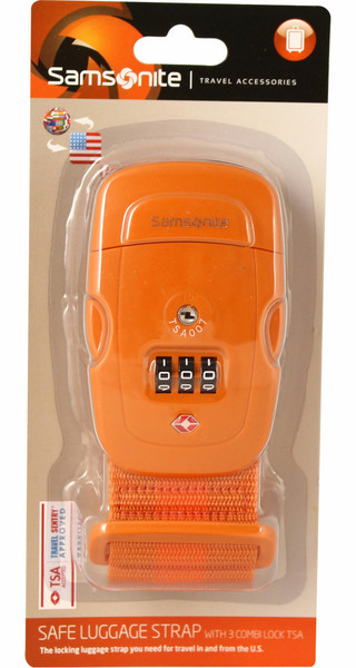 Samsonite U2396009 1820мм Оранжевый багажный ремень