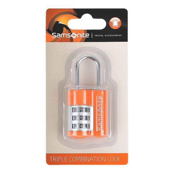 Samsonite U2396109 Luggage combination lock Plastic,Steel Orange